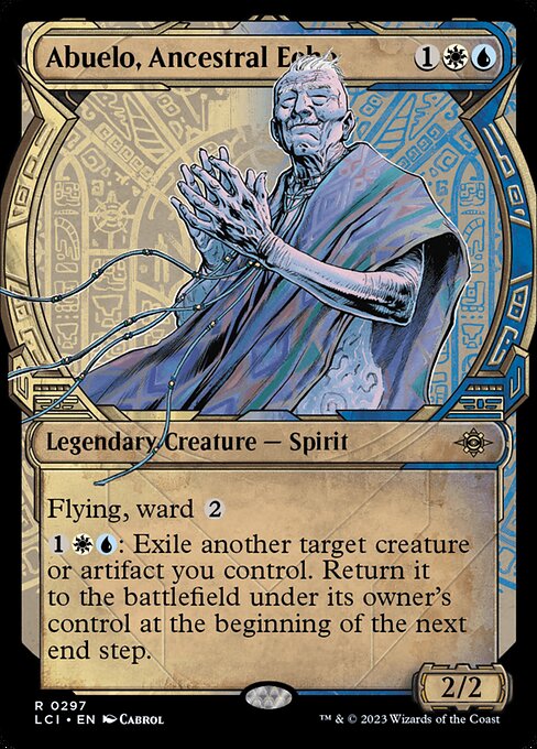 Flying, ward {2}
{1}{W}{U}: Exile another target creature or artifact you control. Return it to the battlefield under its owner's control at the beginning of the next end step.
