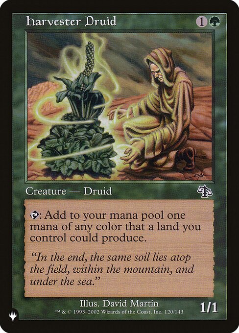 {T}: Add one mana of any color that a land you control could produce.