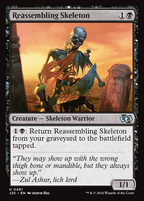 {1}{B}: Return this card from your graveyard to the battlefield tapped.