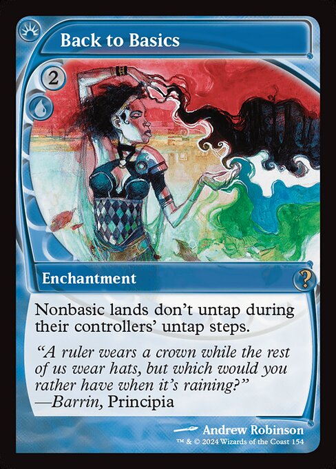 Nonbasic lands don't untap during their controllers' untap steps.