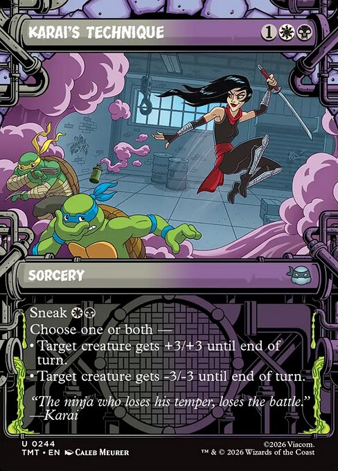 Karai's Technique (Foil)