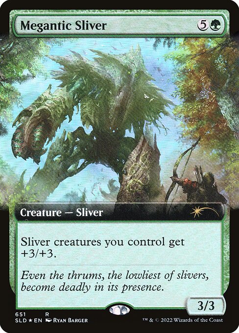 Sliver creatures you control get +3/+3.