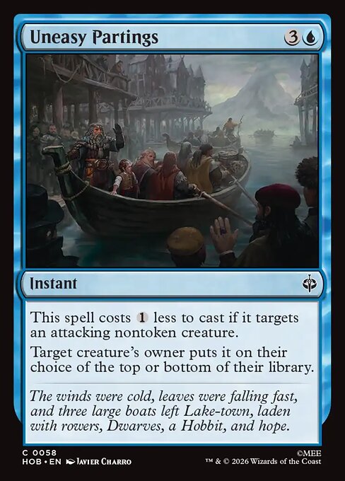Uneasy Partings (Foil)