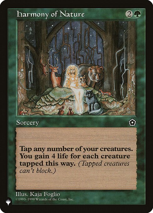 Tap any number of untapped creatures you control. You gain 4 life for each creature tapped this way.