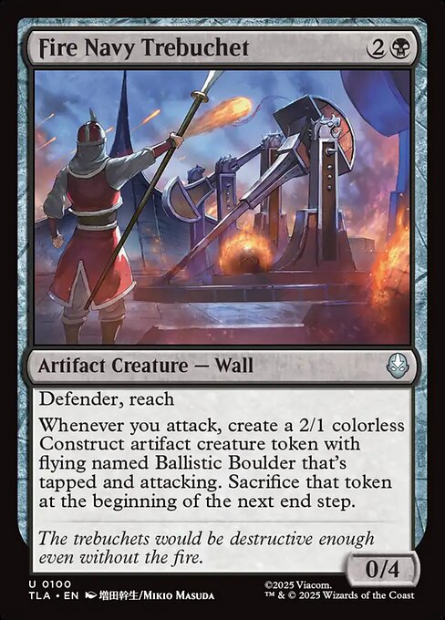 Fire Navy Trebuchet (Foil)