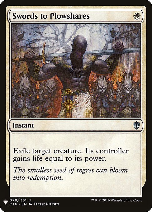 Exile target creature. Its controller gains life equal to its power.