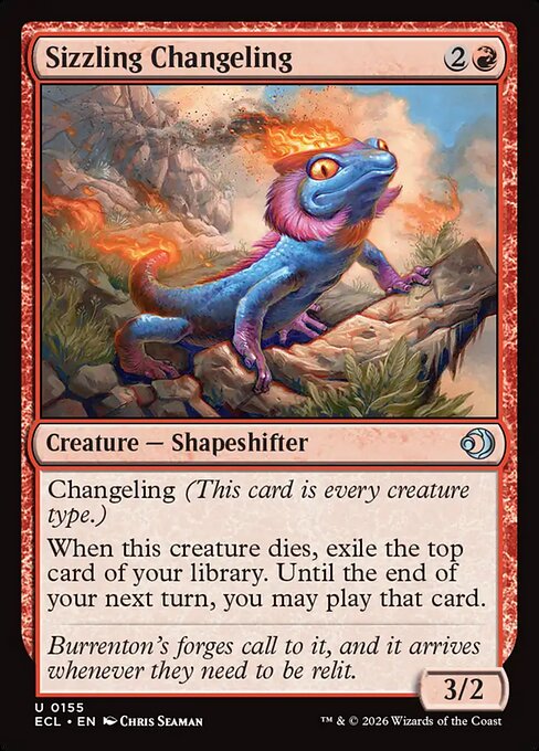 Sizzling Changeling (Foil)