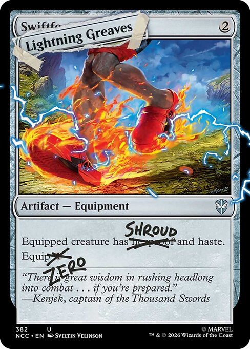 Lightning Greaves (Foil)