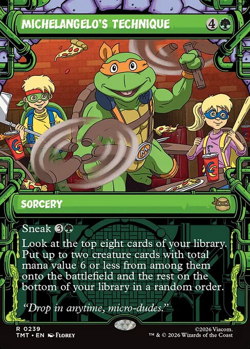 Michelangelo's Technique (Foil)