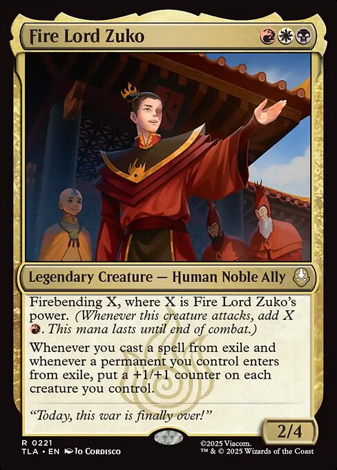 Fire Lord Zuko (Foil)