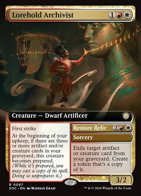 Lorehold Archivist // Restore Relic (Foil)