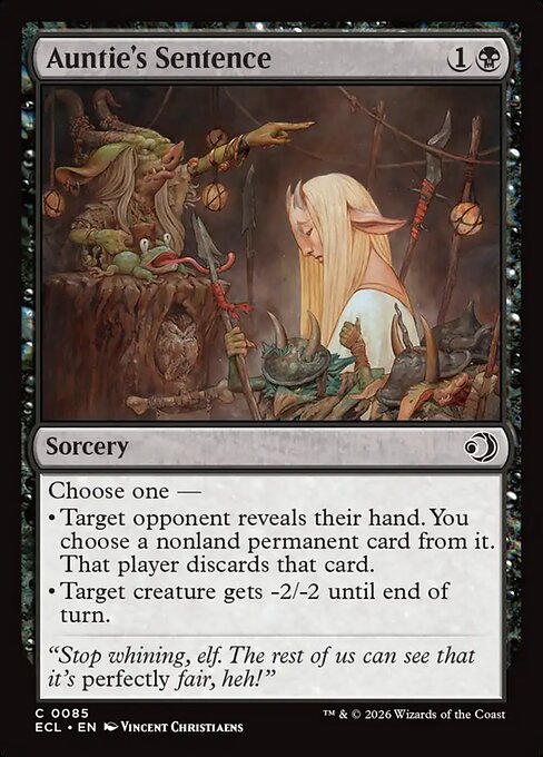 Auntie's Sentence (Foil)