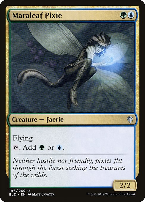 Flying
{T}: Add {G} or {U}.