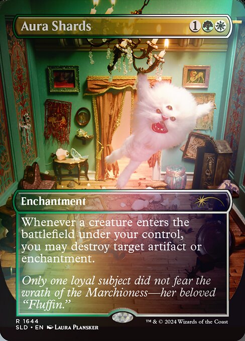 Whenever a creature enters the battlefield under your control, you may destroy target artifact or enchantment.