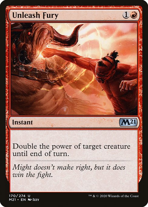 Double the power of target creature until end of turn.