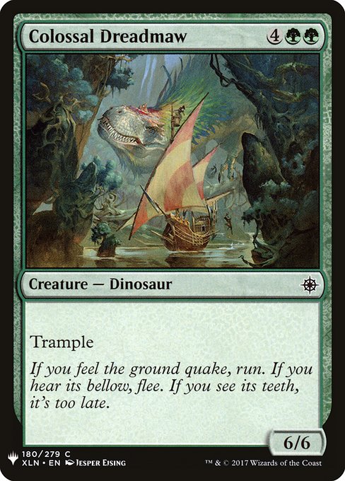 Trample (This creature can deal excess combat damage to the player or planeswalker it's attacking.)