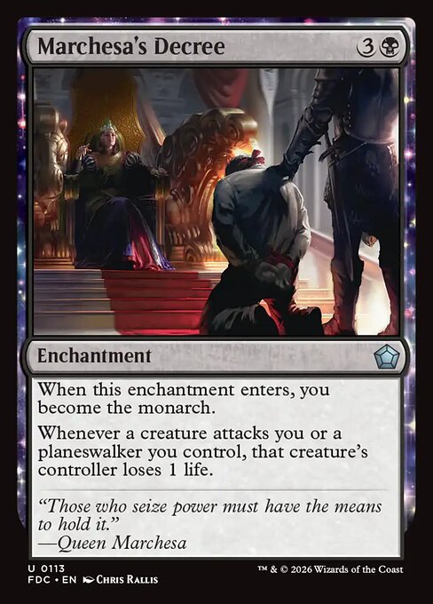 Marchesa's Decree (Foil)