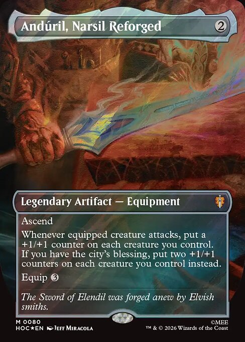 Andúril, Narsil Reforged (Foil)