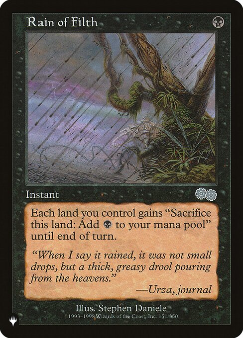 Until end of turn, lands you control gain "Sacrifice this land: Add {B}."