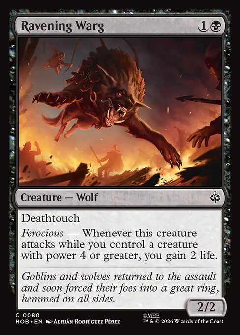 Ravening Warg (Foil)