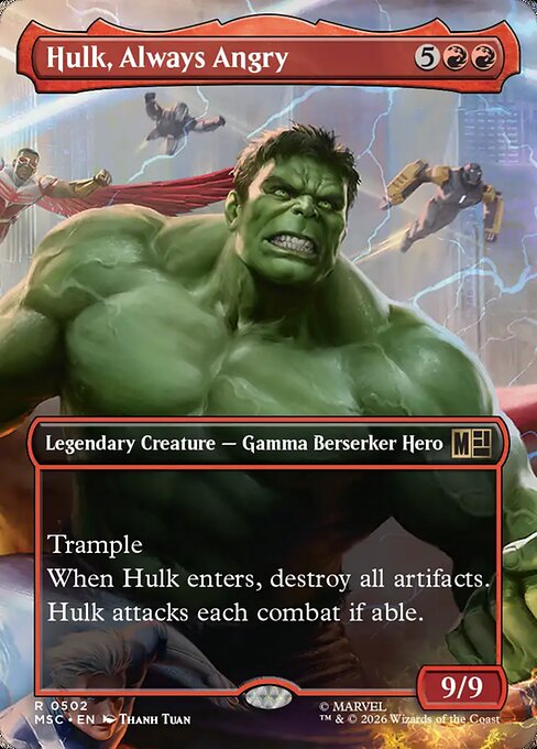 Hulk, Always Angry (Foil)