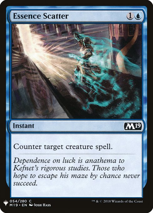 Counter target creature spell.