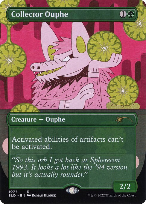 Activated abilities of artifacts can't be activated.