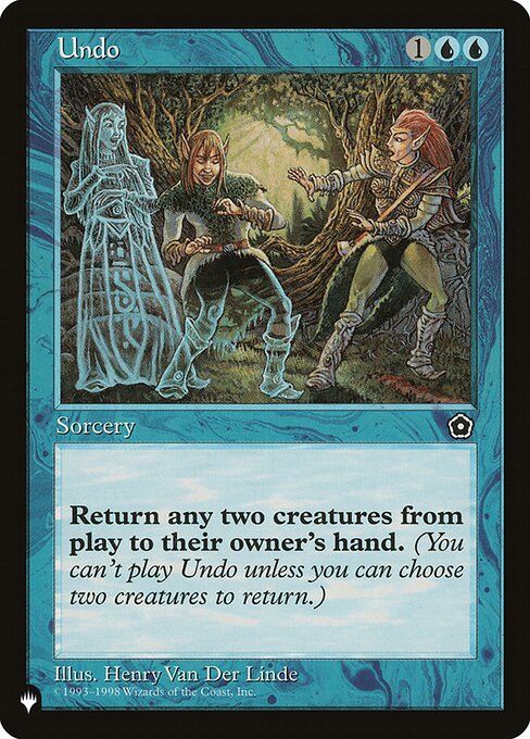 Return two target creatures to their owners' hands.