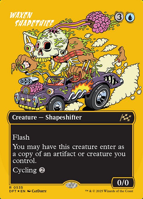 Flash
You may have this creature enter as a copy of an artifact or creature you control.
Cycling {2} ({2}, Discard this card: Draw a card.)