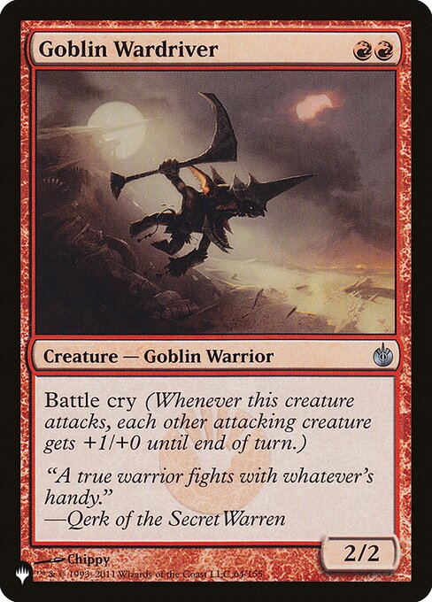 Battle cry (Whenever this creature attacks, each other attacking creature gets +1/+0 until end of turn.)