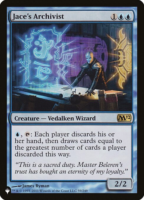 {U}, {T}: Each player discards their hand, then draws cards equal to the greatest number of cards a player discarded this way.