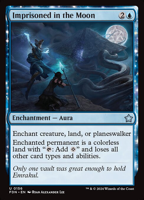 Enchant creature, land, or planeswalker
Enchanted permanent is a colorless land with "{T}: Add {C}" and loses all other card types and abilities.