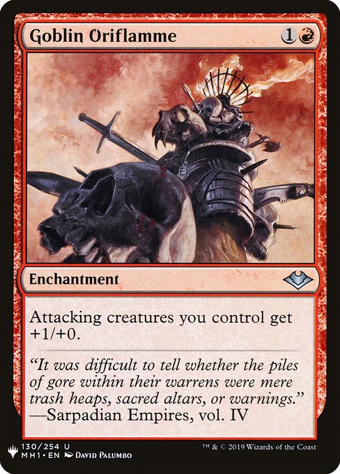 Attacking creatures you control get +1/+0.