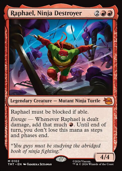 Raphael, Ninja Destroyer (Foil)