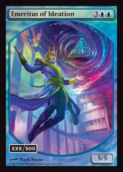 Emeritus of Ideation // Ancestral Recall (Foil)