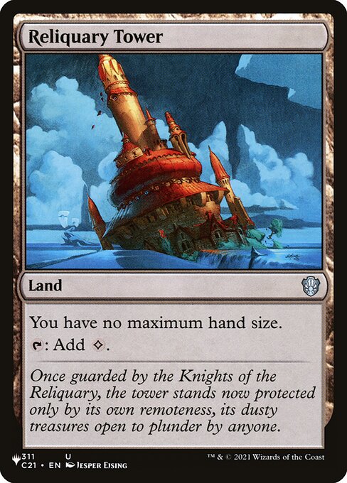 You have no maximum hand size.
{T}: Add {C}.