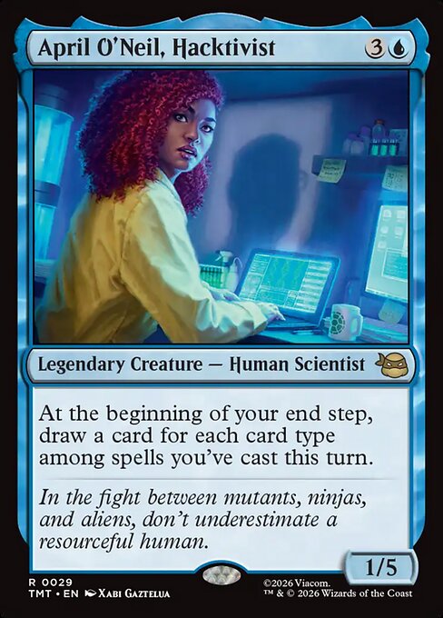 April O'Neil, Hacktivist (Foil)