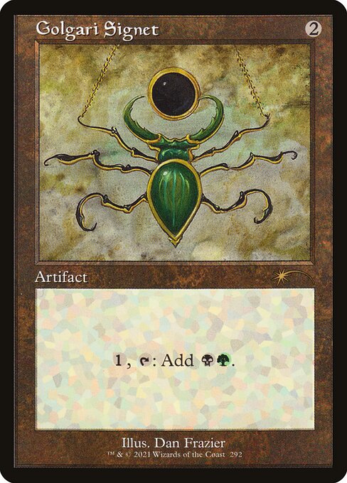 {1}, {T}: Add {B}{G}.