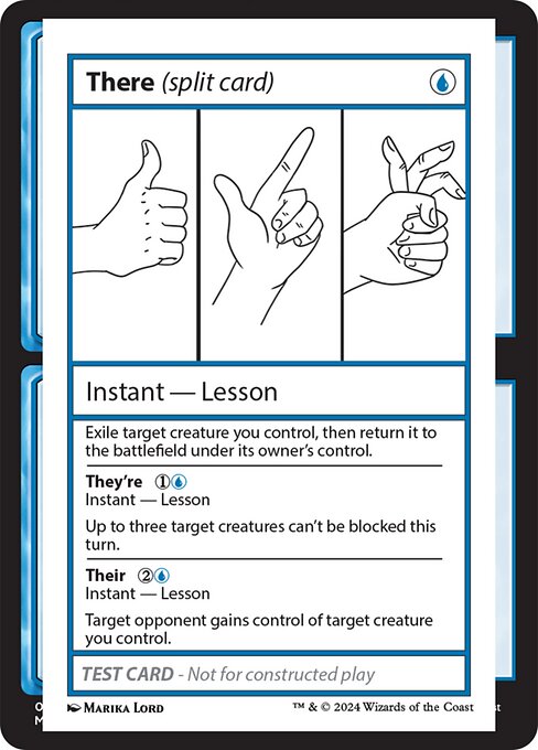 Exile target creature you control, then return it to the battlefield under its owner's control.   Up to three target creatures can't be blocked this turn.   Target opponent gains control of target creature you control.