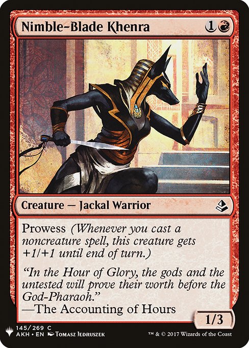 Prowess (Whenever you cast a noncreature spell, this creature gets +1/+1 until end of turn.)