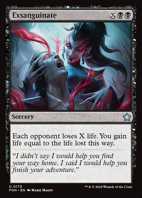 Each opponent loses X life. You gain life equal to the life lost this way.