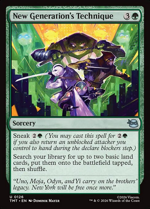 New Generation's Technique (Foil)