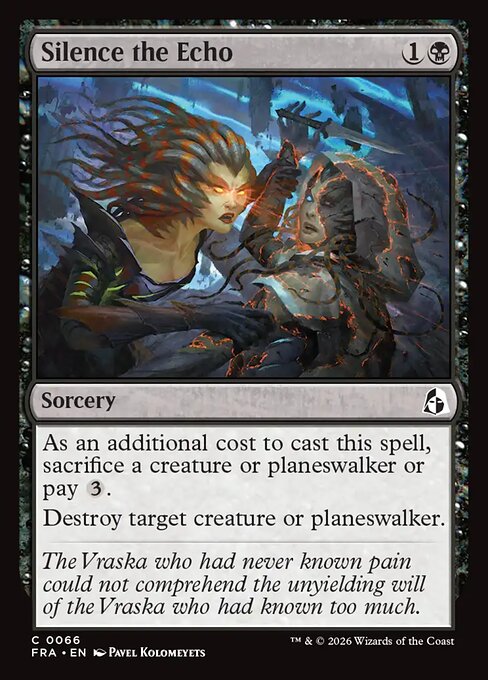 Silence the Echo (Foil)