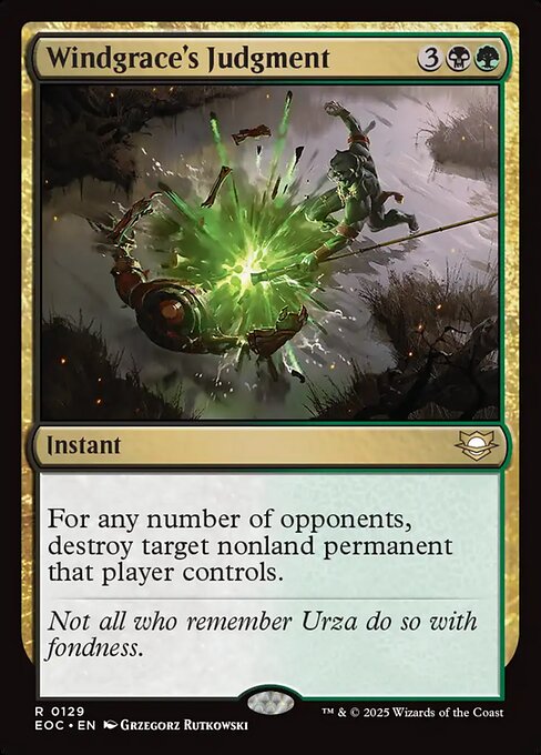 Windgrace's Judgment (Foil)