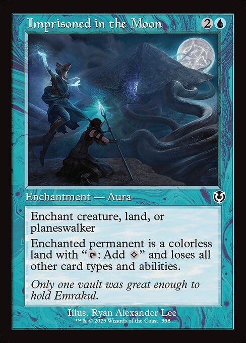 Enchant creature, land, or planeswalker
Enchanted permanent is a colorless land with "{T}: Add {C}" and loses all other card types and abilities.