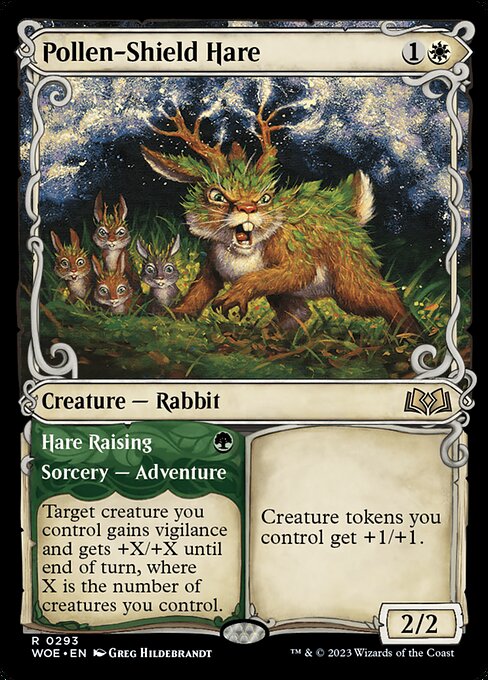 Creature tokens you control get +1/+1.   Target creature you control gains vigilance and gets +X/+X until end of turn, where X is the number of creatures you control.