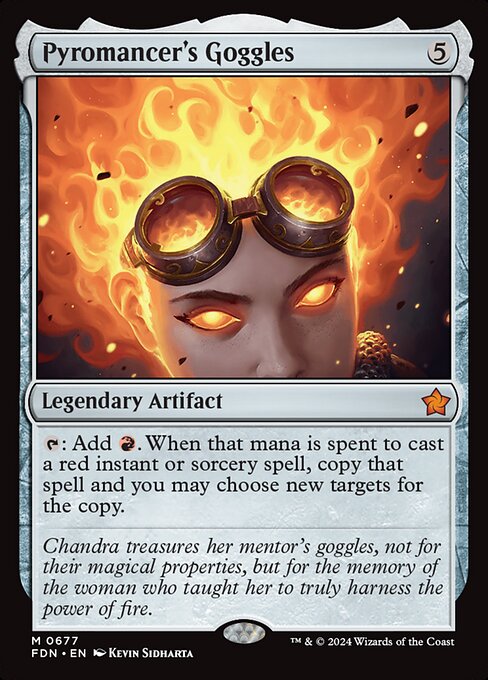 {T}: Add {R}. When that mana is spent to cast a red instant or sorcery spell, copy that spell and you may choose new targets for the copy.