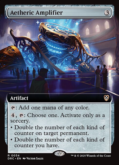 {T}: Add one mana of any color.
{4}, {T}: Choose one. Activate only as a sorcery.
• Double the number of each kind of counter on target permanent.
• Double the number of each kind of counter you have.