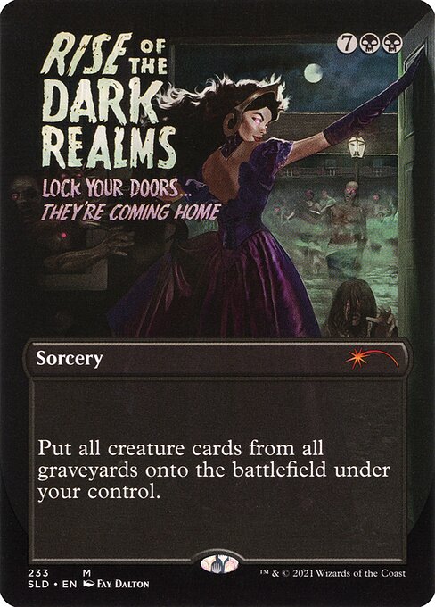 Put all creature cards from all graveyards onto the battlefield under your control.
