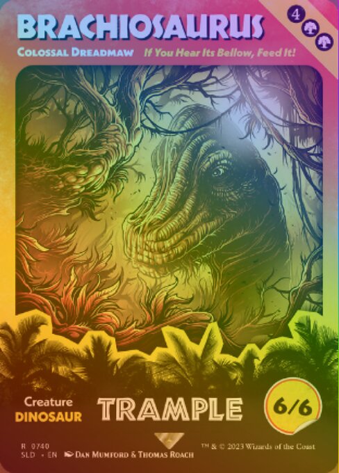 Trample (This creature can deal excess combat damage to the player or planeswalker it's attacking.)